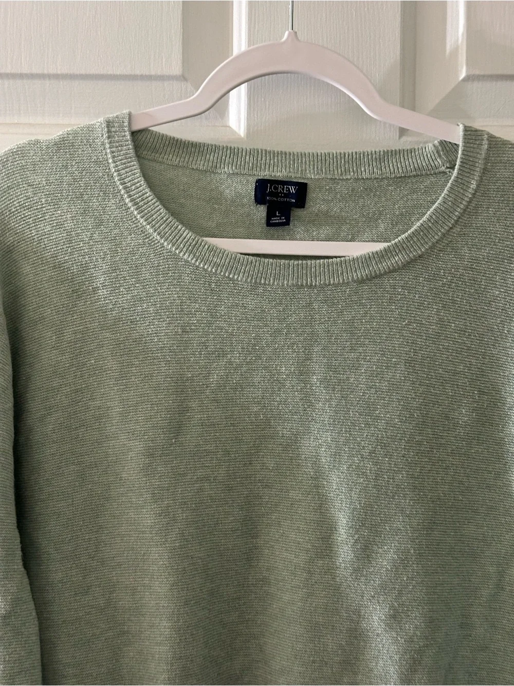 J. Crew Sage Green Women's Crewneck Sweater